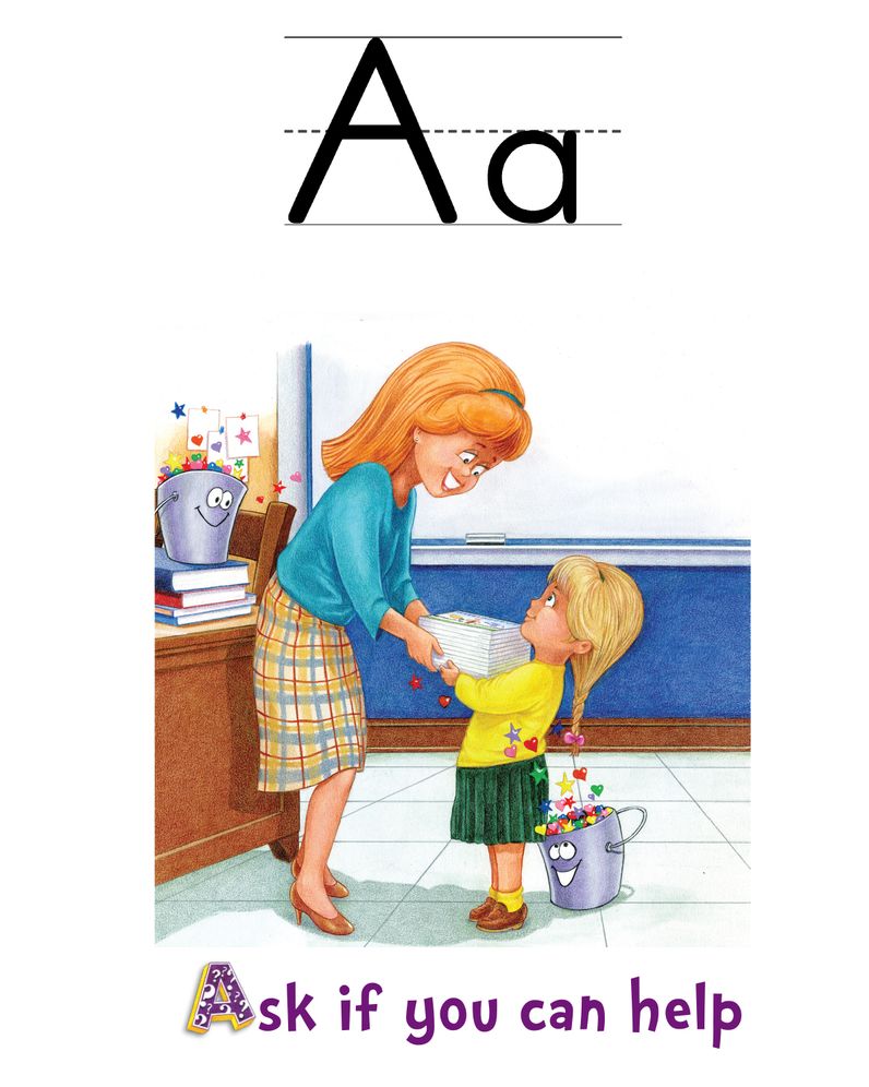 Bucket Filling from A to Z Poster Set