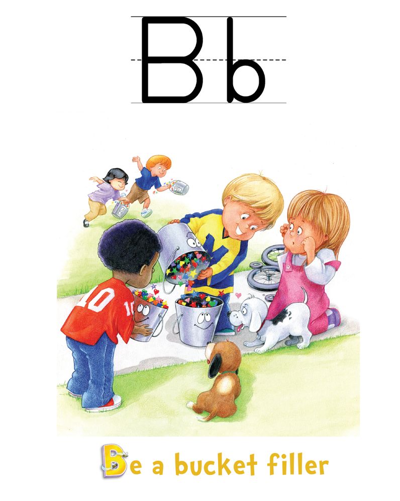 Bucket Filling from A to Z Poster Set
