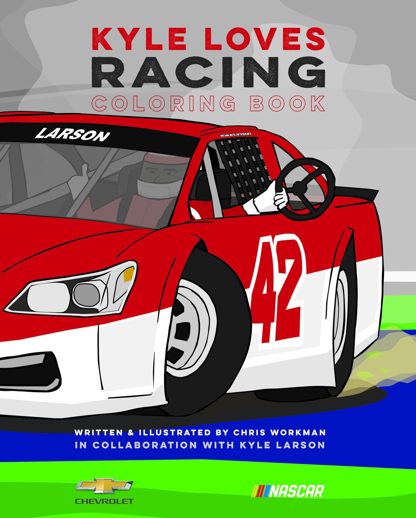 Kyle Loves Racing: Coloring Book
