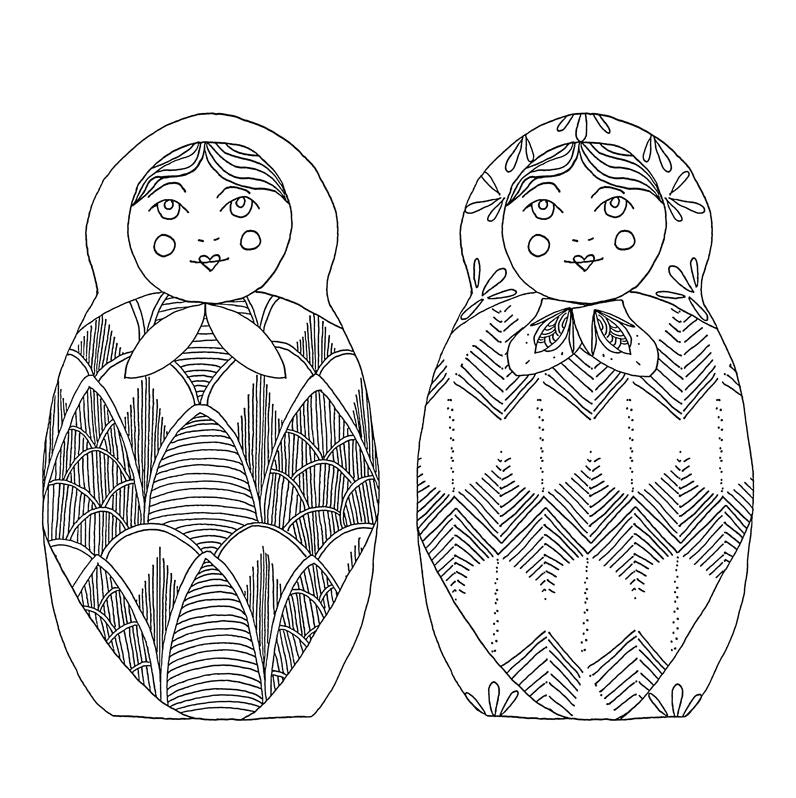 Home for the Holidays: A Hand-Crafted Adult Coloring Book