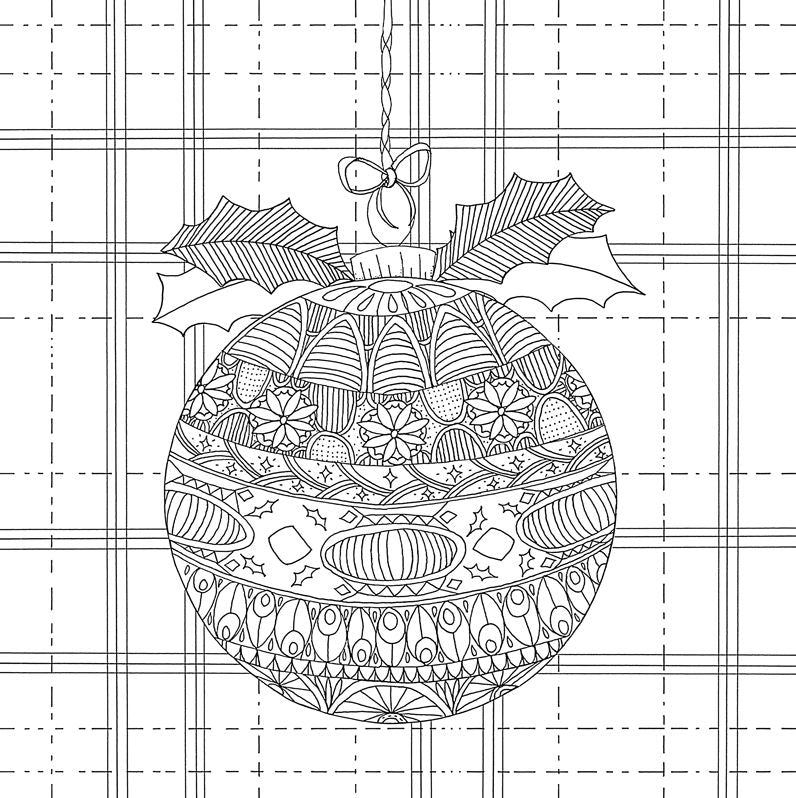 Home for the Holidays: A Hand-Crafted Adult Coloring Book