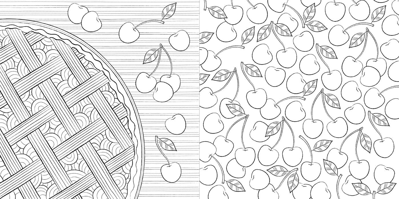 Home Sweet Home: A Hand-Crafted Adult Coloring Book