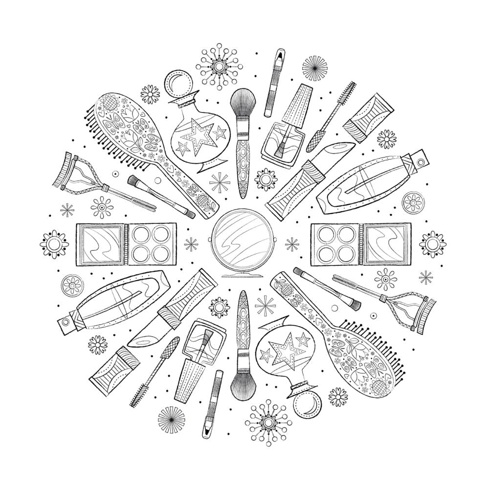 Home is Where the Heart Is: A Hand-Crafted Adult Coloring Book
