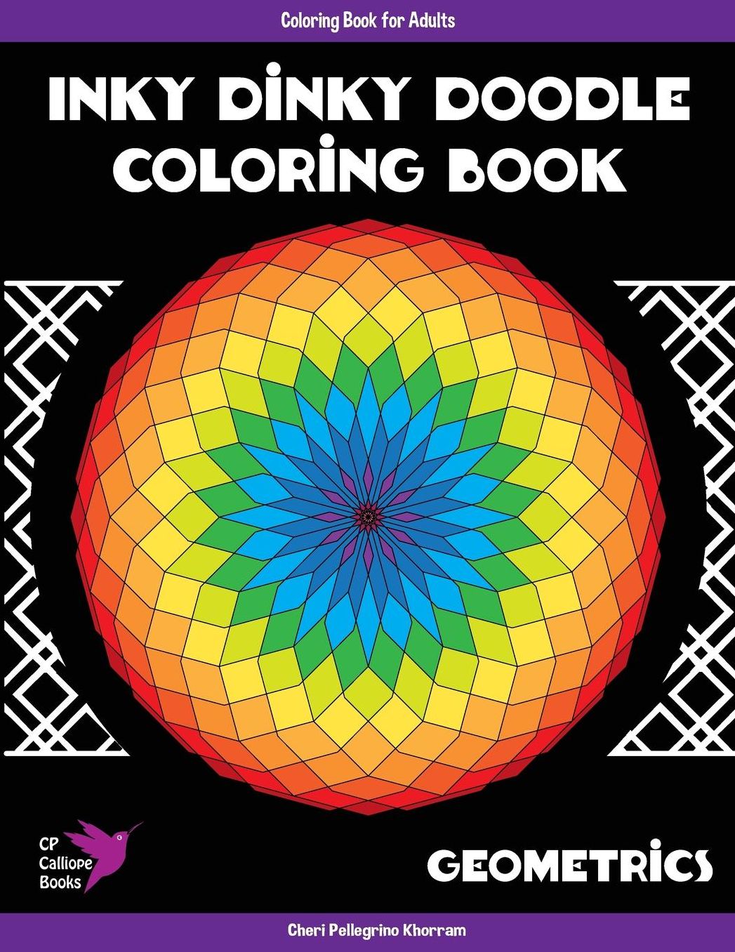 Inky Dinky Doodle Coloring Book - Geometrics - Coloring Book for Adults