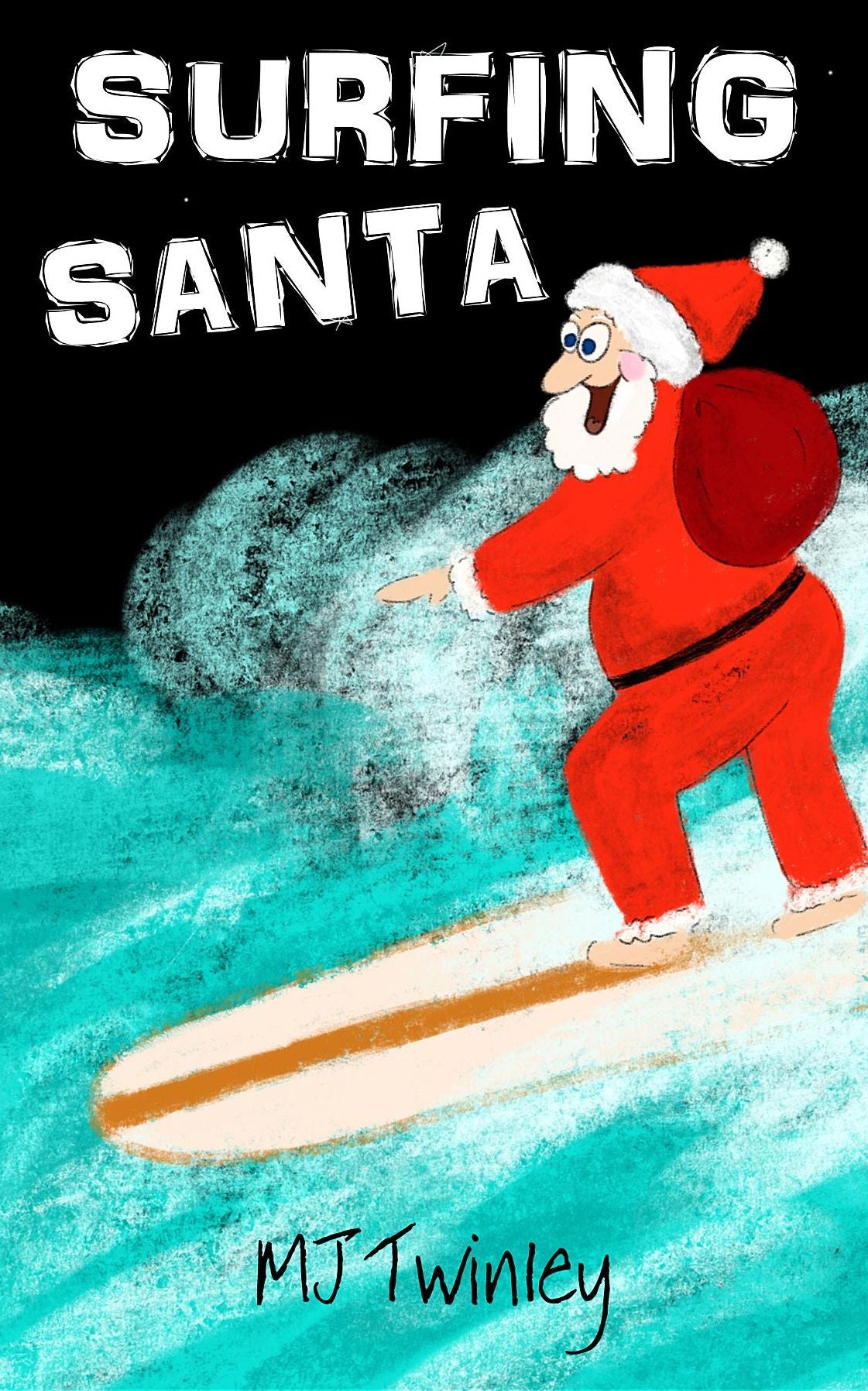 Surfing Santa