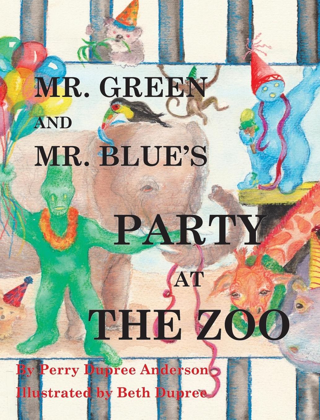 Mr. Green and Mr. Blue's Party at the Zoo