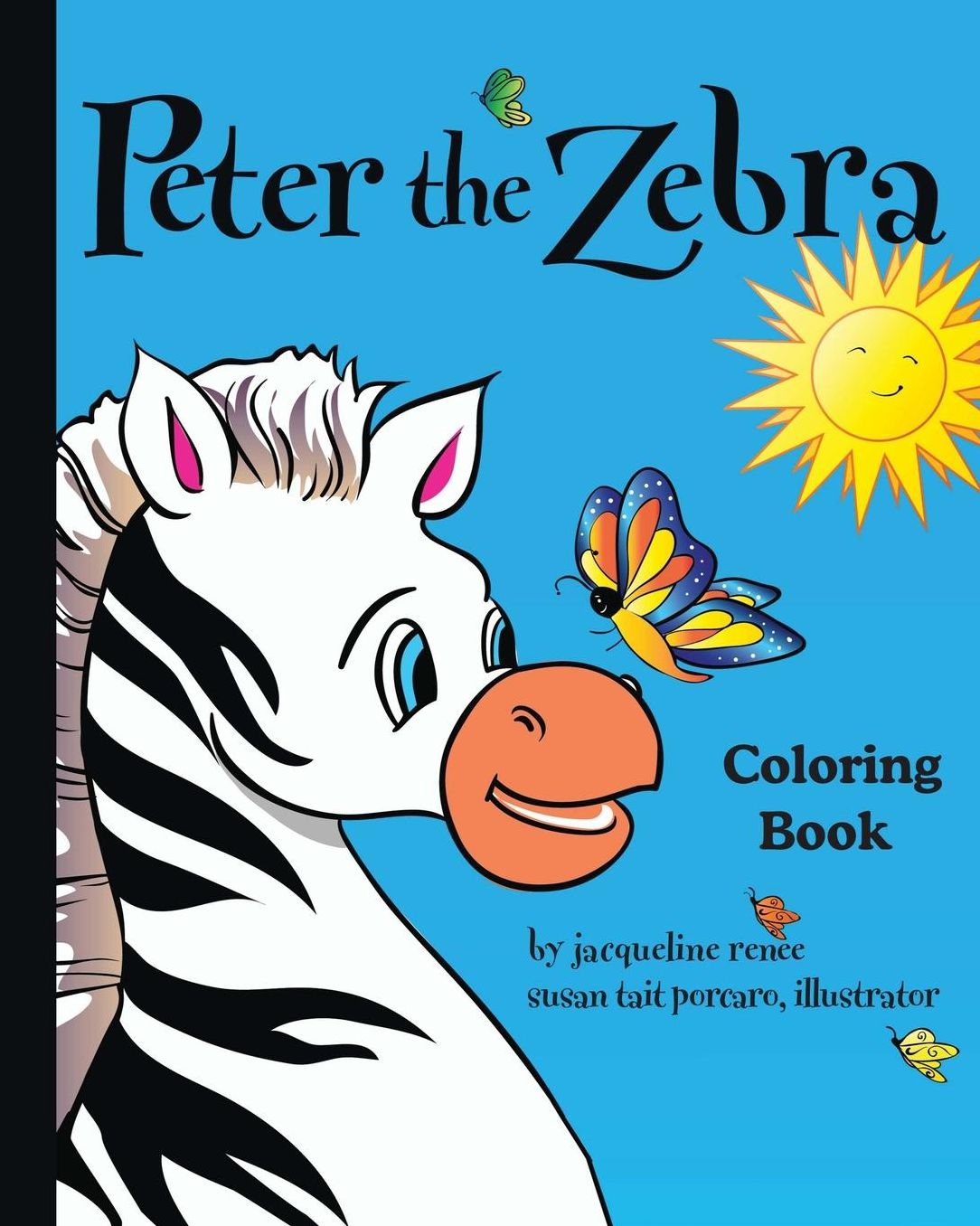 Peter the Zebra: Coloring Book I