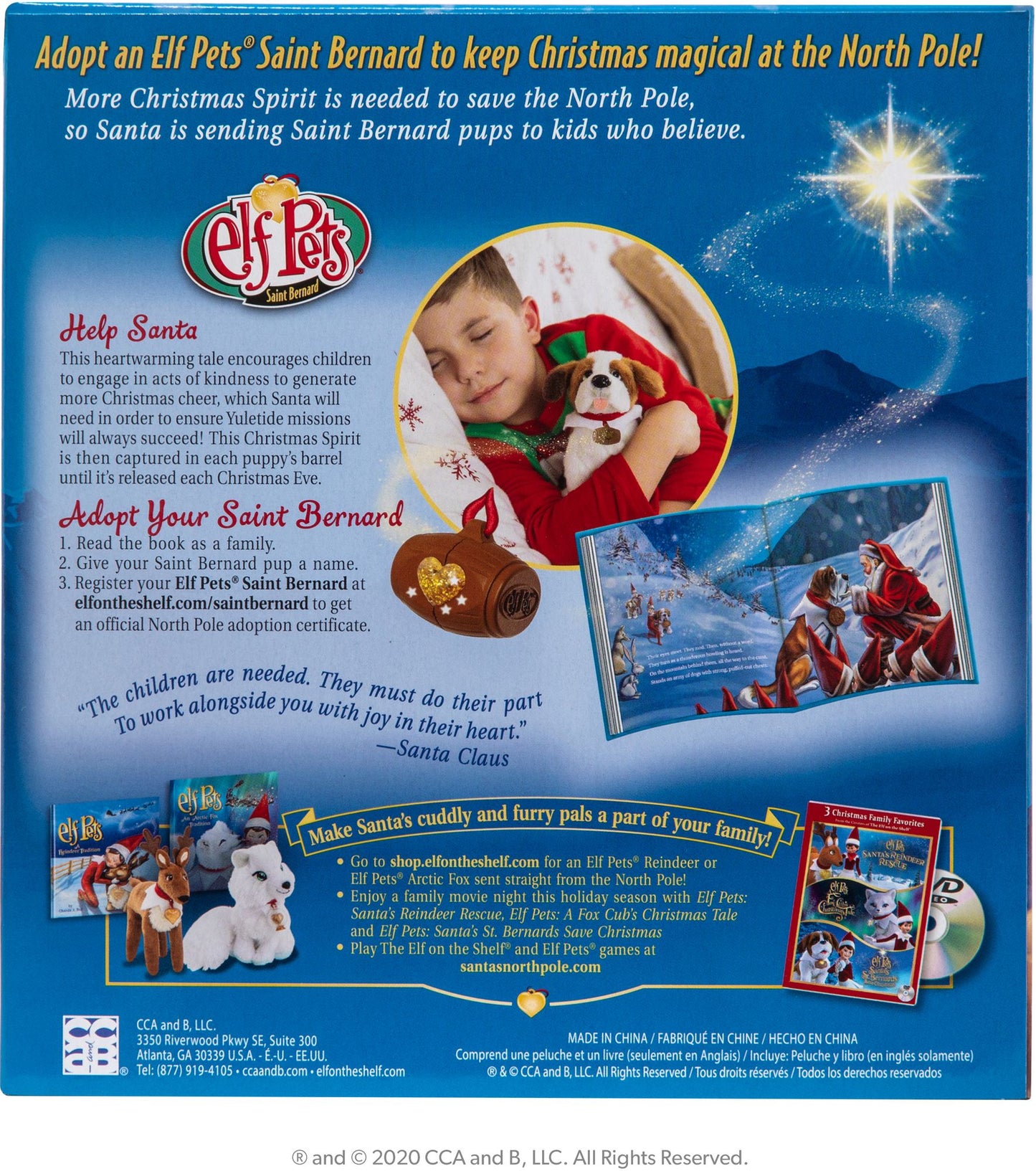 Elf Pets: A Saint Bernard Tradition