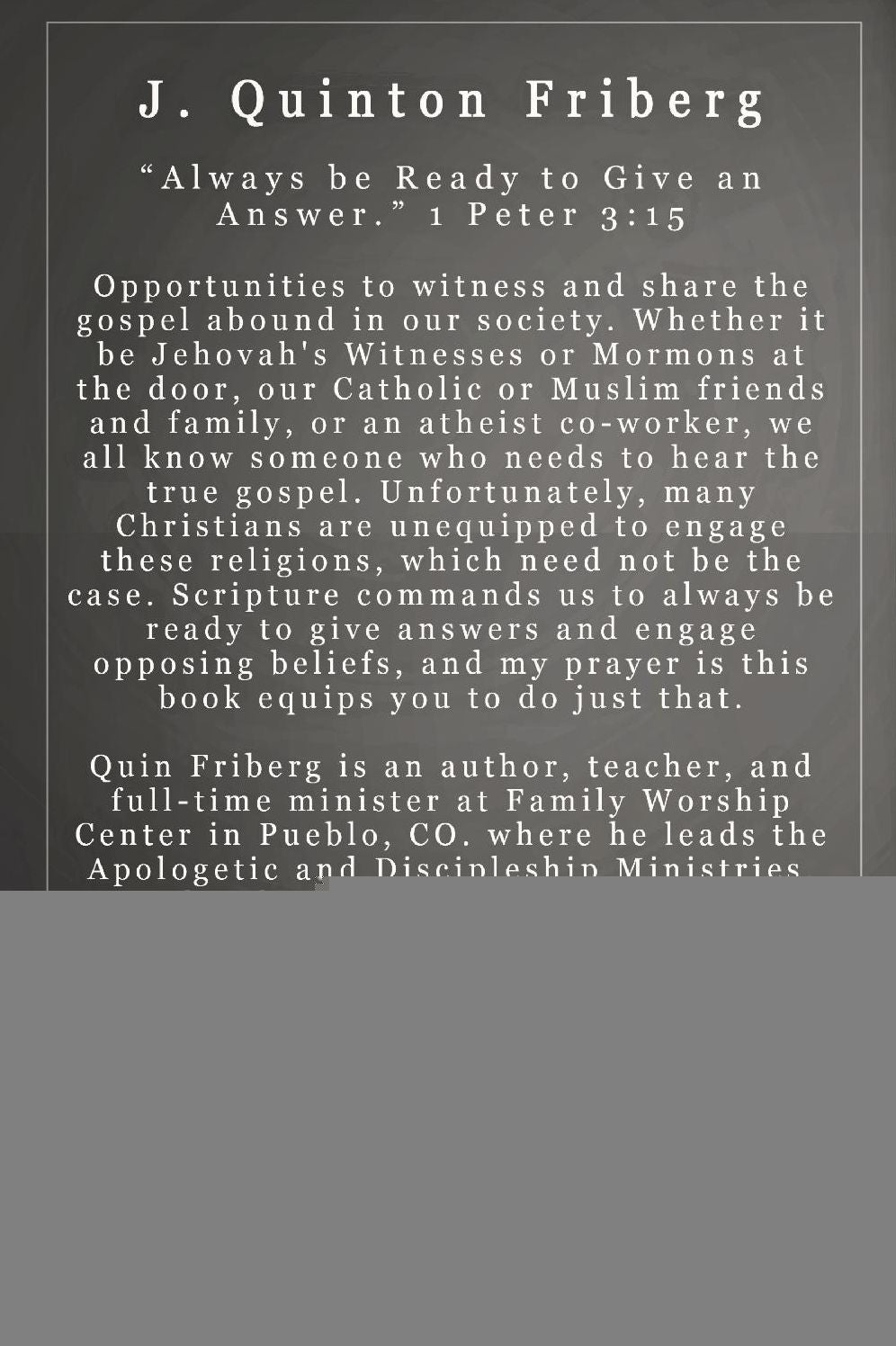 Always Be Ready: Religion: Equipping Christians to Witness to Those in False Beliefs
