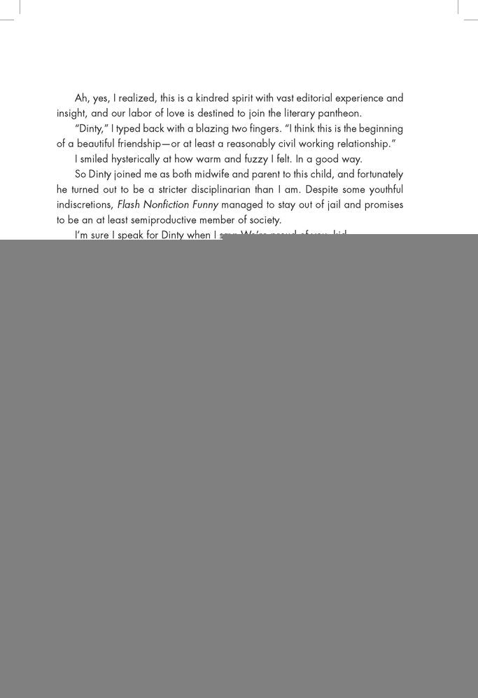 Flash Nonfiction Funny: 71 Very Humorous, Very True, Very Short Stories