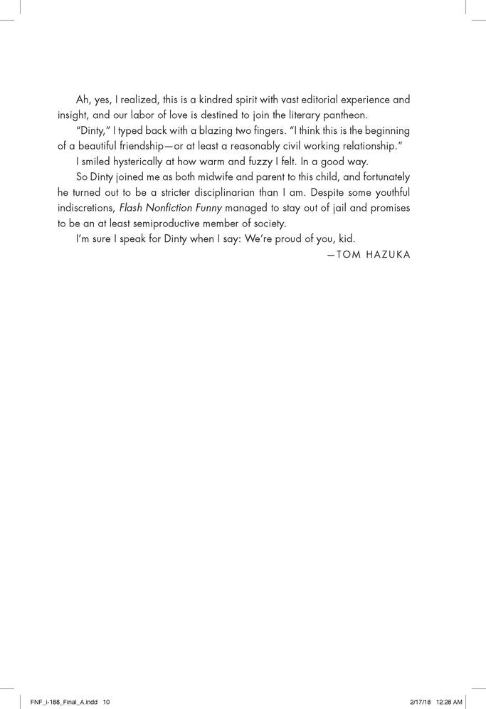 Flash Nonfiction Funny: 71 Very Humorous, Very True, Very Short Stories