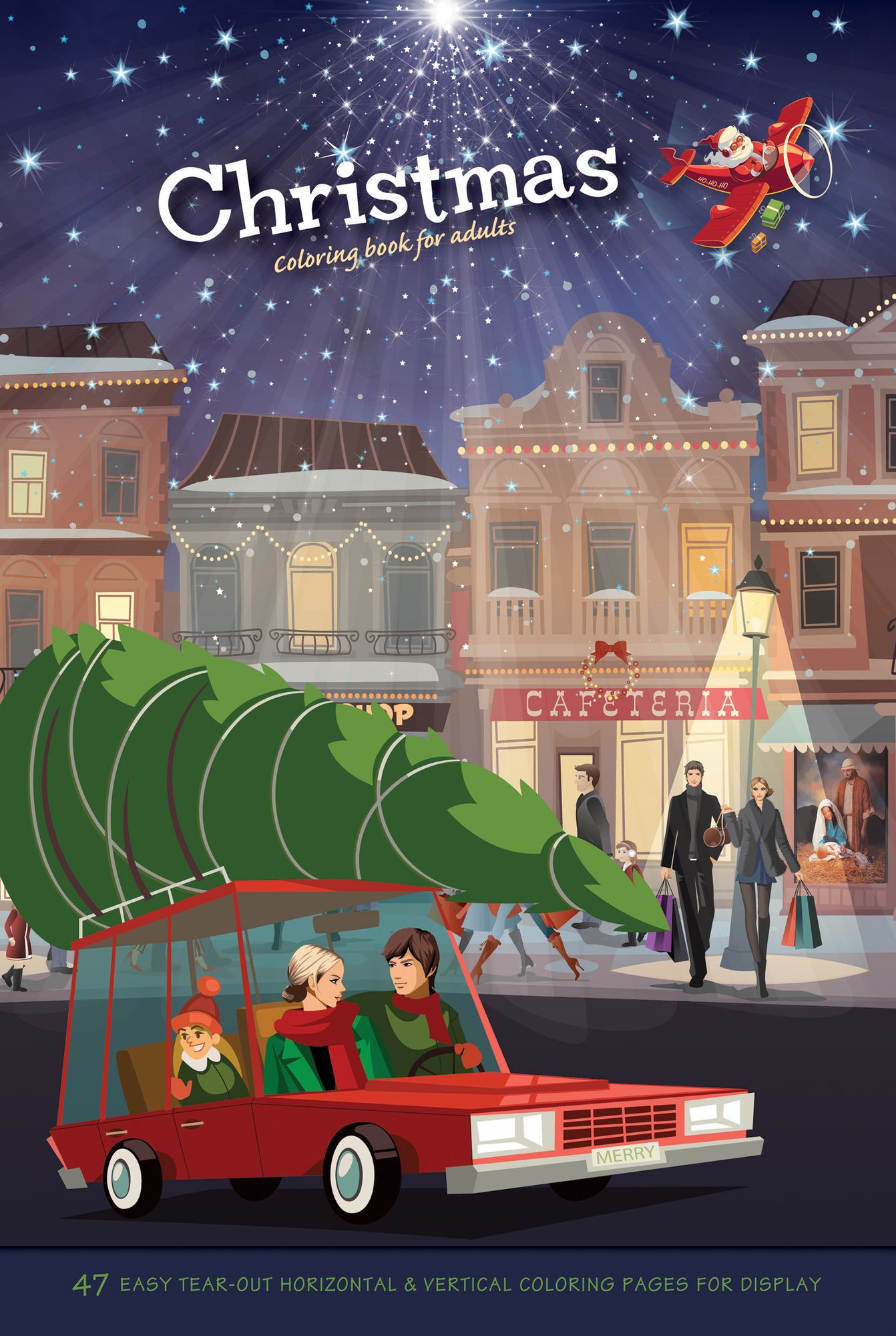 Christmas Adult Coloring Book: Coloring Book for Adults
