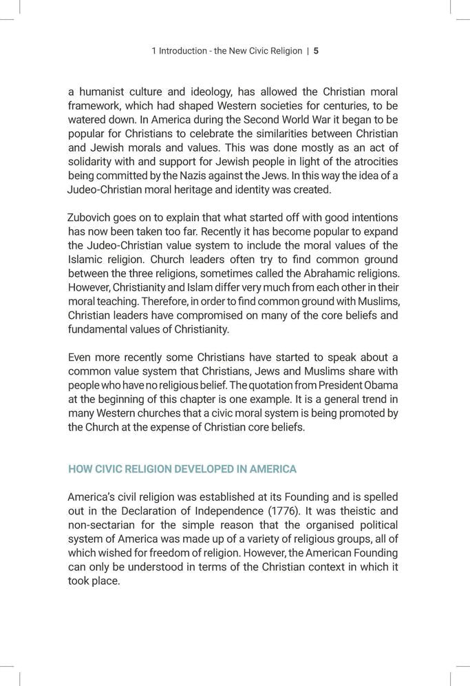 The New Civic Religion: Humanism and the Future of Christianity
