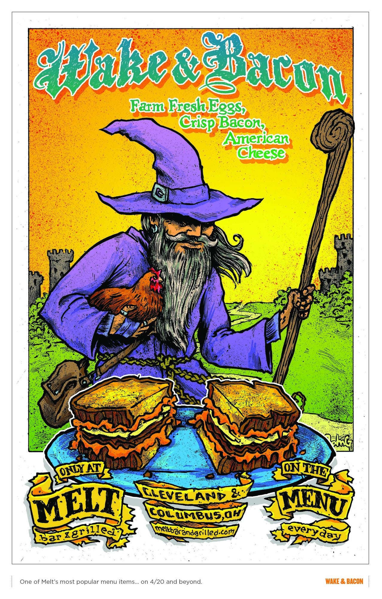 Sandwich Anarchy: The Cult Culinary Posters of Melt Bar & Grilled