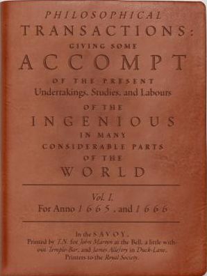 Philosophical Transactions: Tan Lined Journal