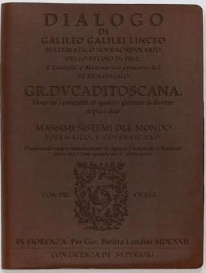 Dialogo by Galileo: Dark Brown Lined Journal