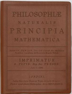 Principia Mathematica by Newton: Brown Lined Journal