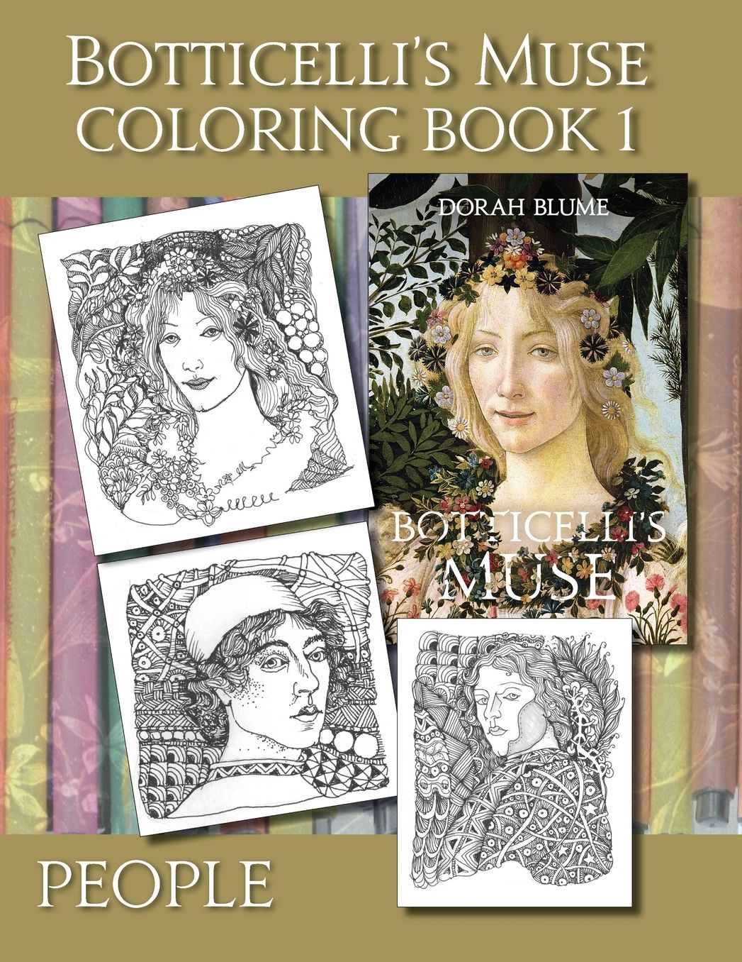 Botticelli's Muse Coloring Book 1: People
