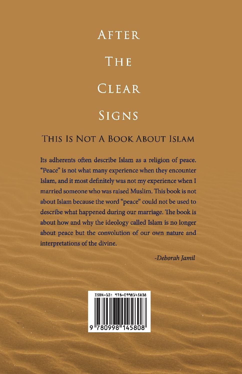 After the Clear Signs: This Is Not a Book About Islam