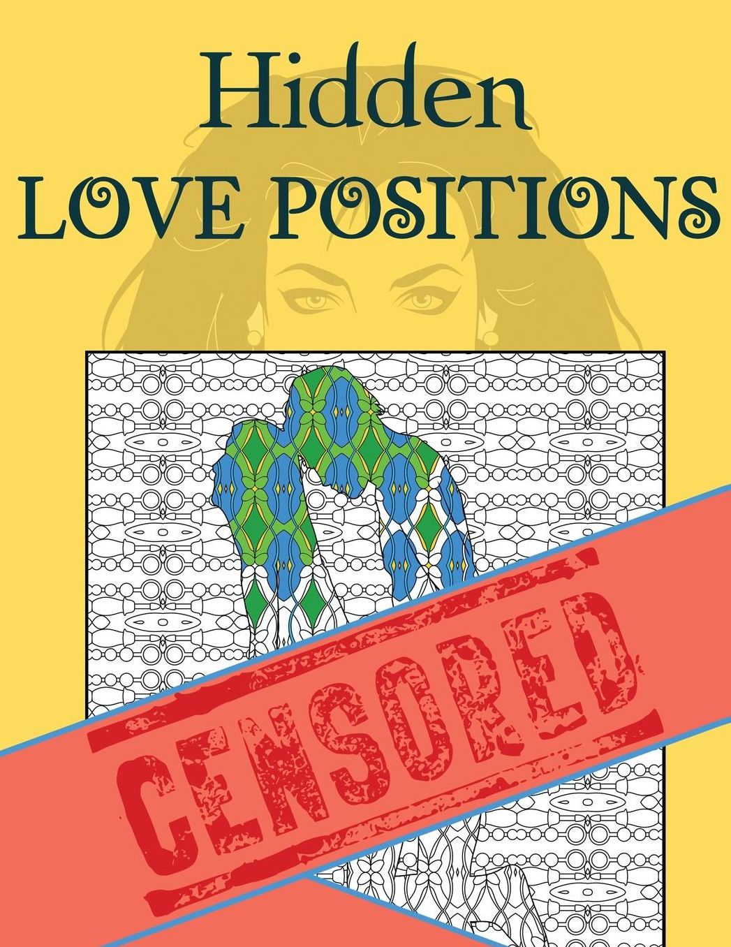 Hidden Love Positions Adult Coloring Book