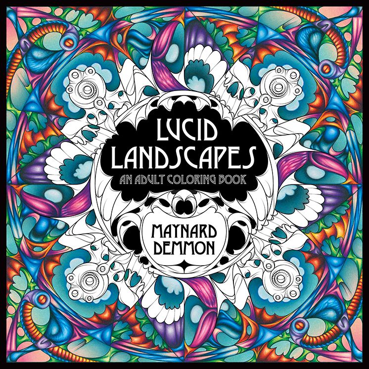 Lucid Landscapes: An Adult Coloring Book