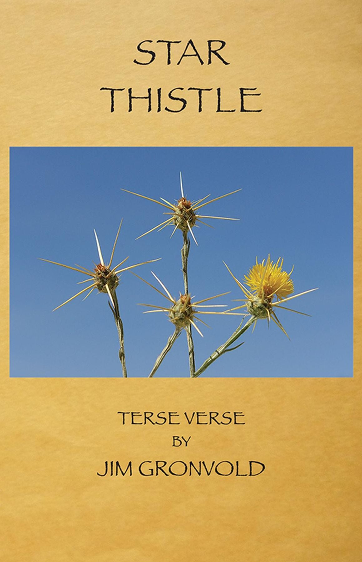 Star Thistle: Terse Verse by Jim Gronvold