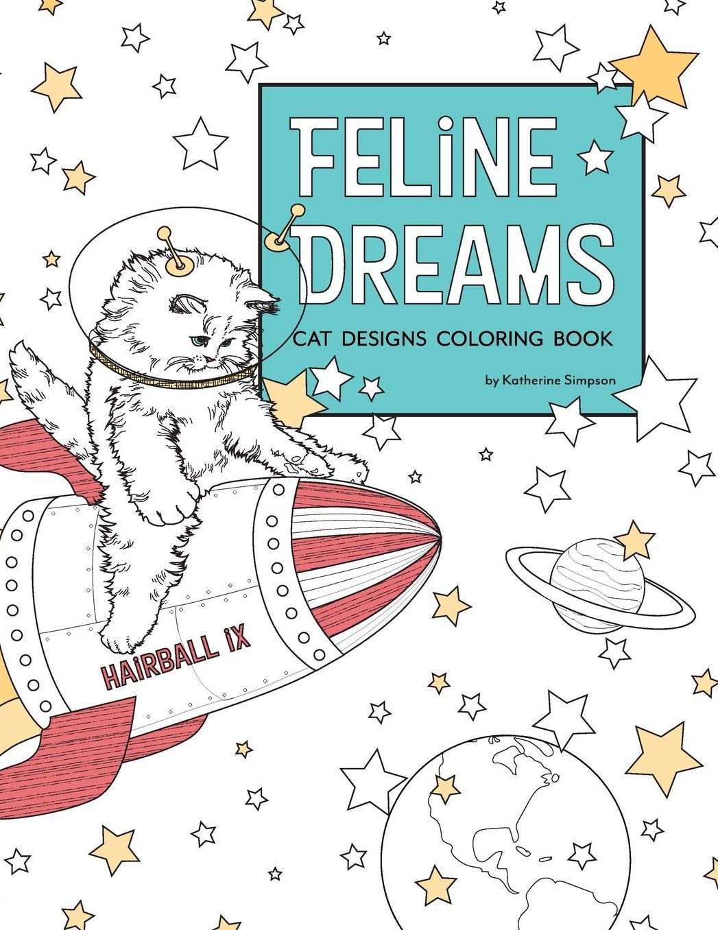 Feline Dreams Cat Designs Coloring Book