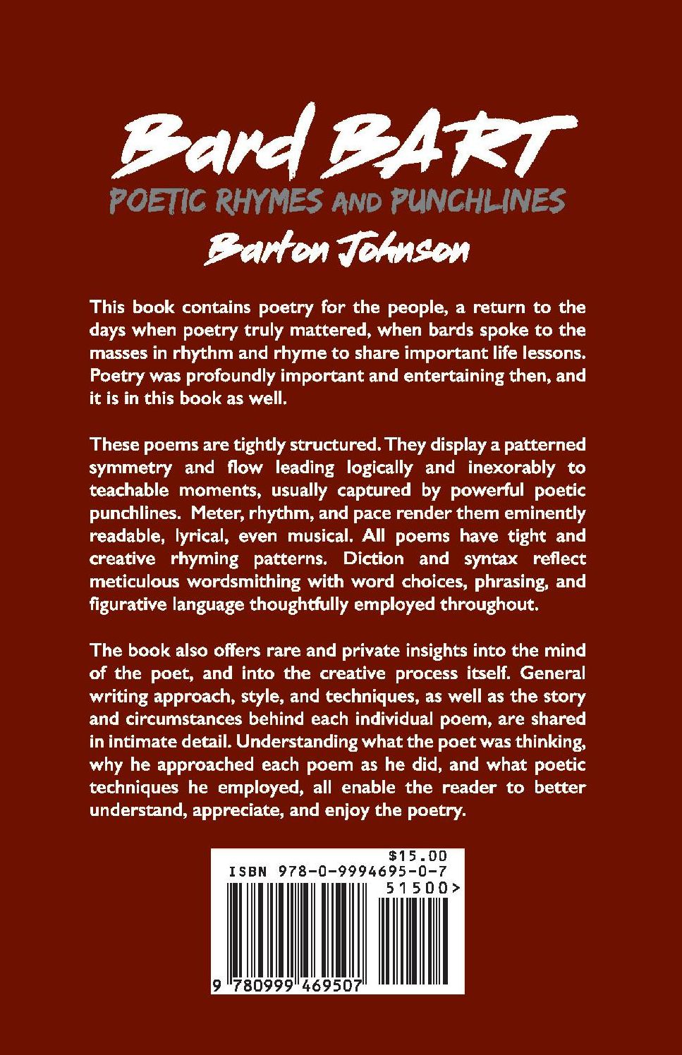 Bard Bart: Poetic Rhymes and Punchlines