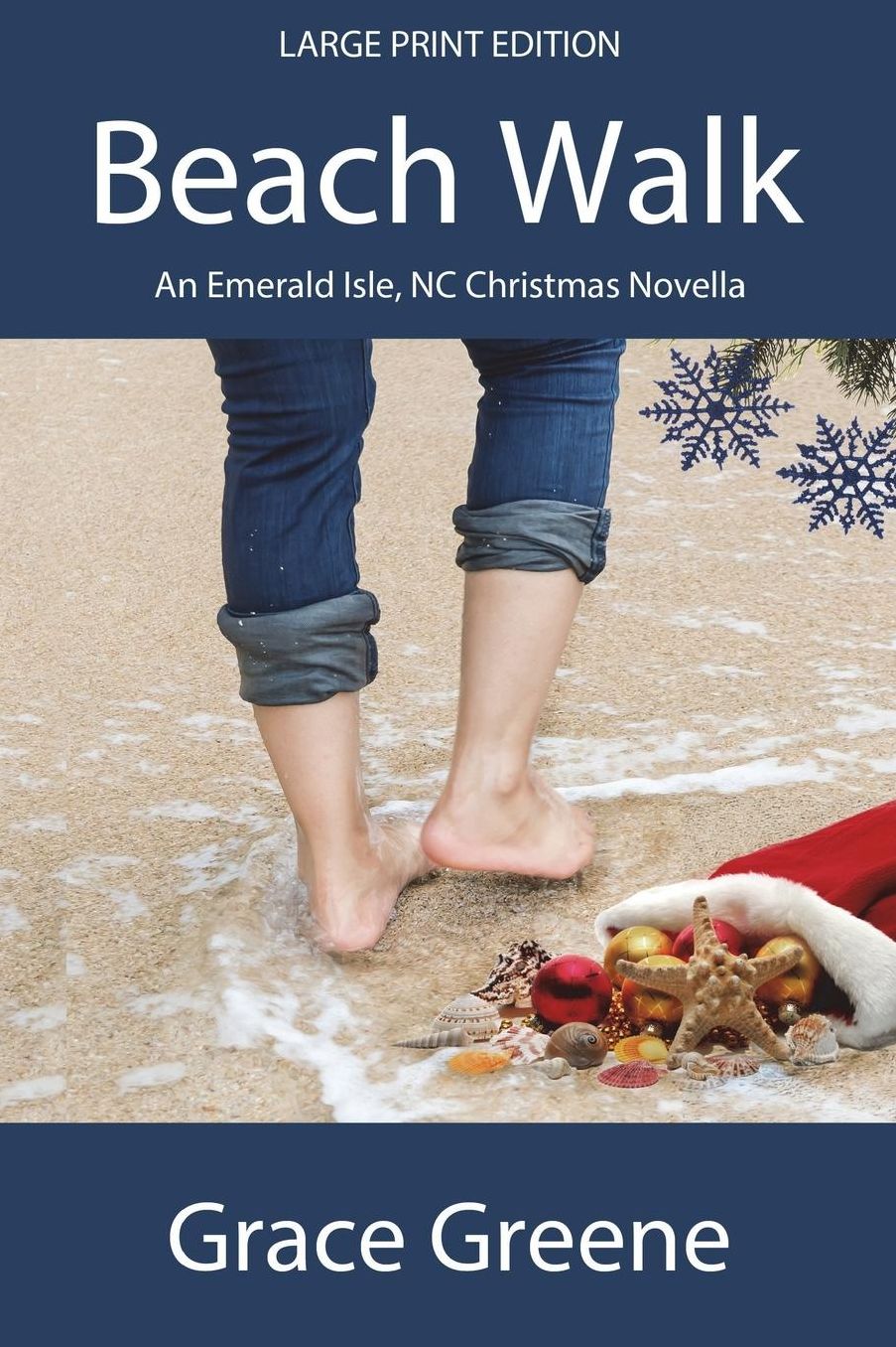 Beach Walk (Large Print): An Emerald Isle, NC Christmas Novella
