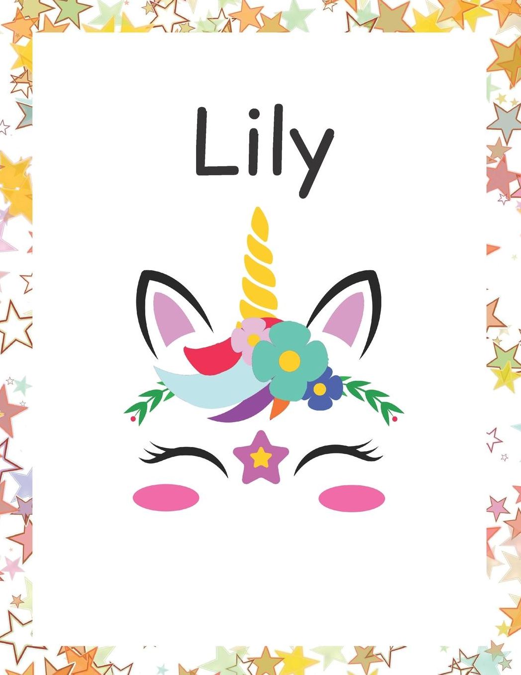 Lily: Customized Lined Notebook for Girls