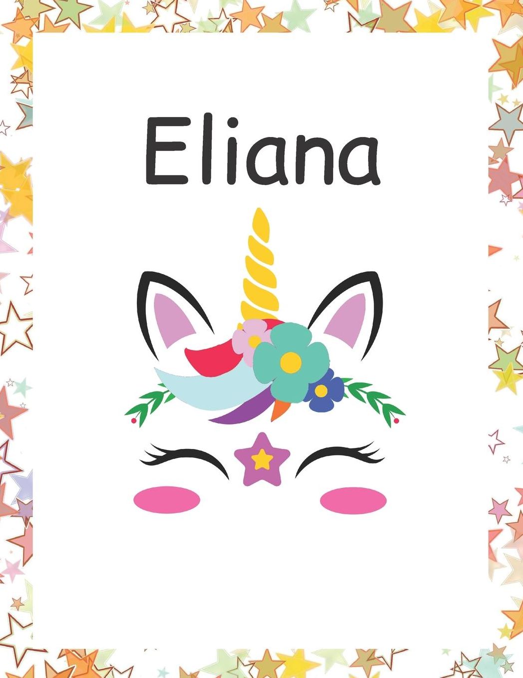 Eliana: Customized Lined Notebook for Girls