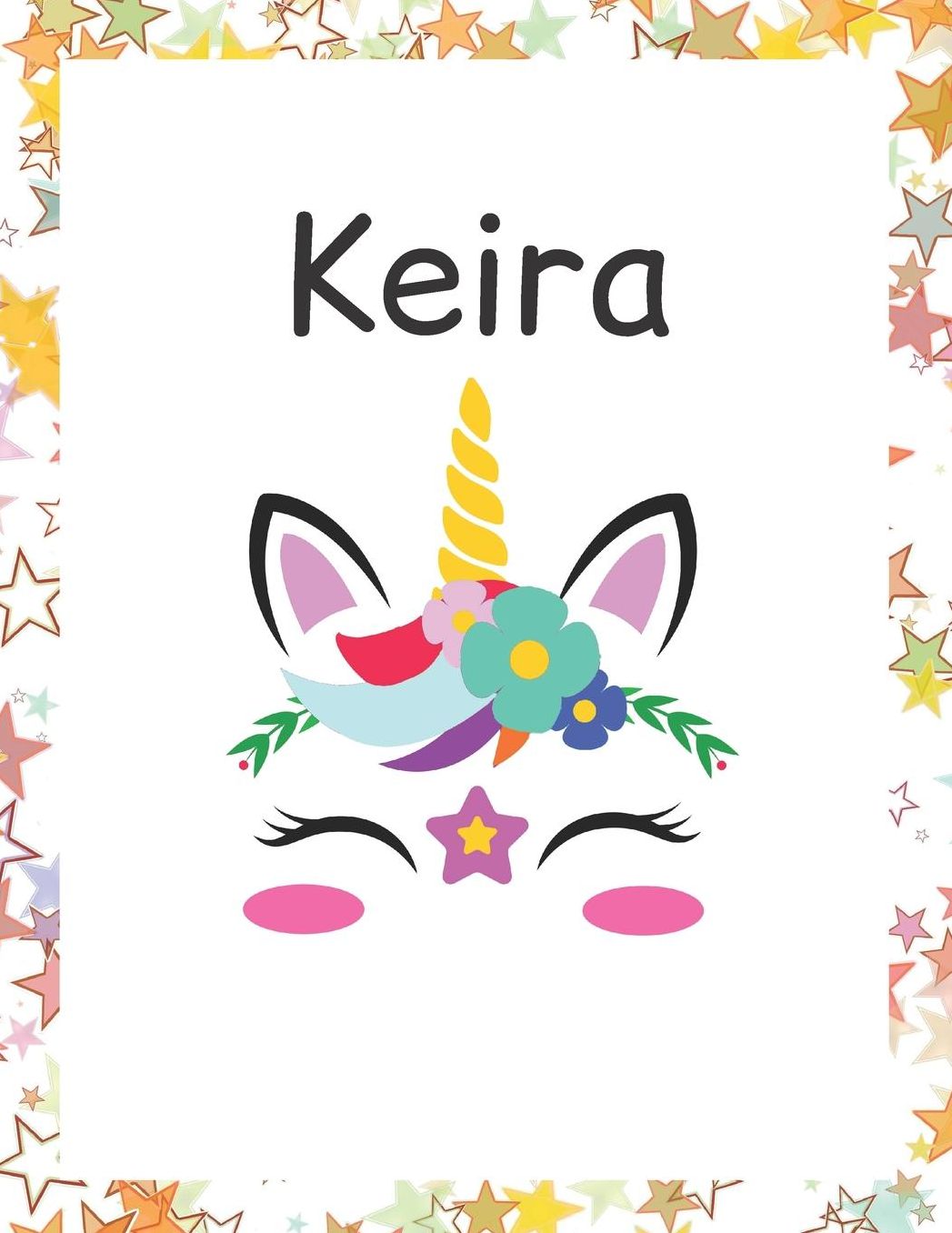 Keira: Customized Lined Notebook for Girls