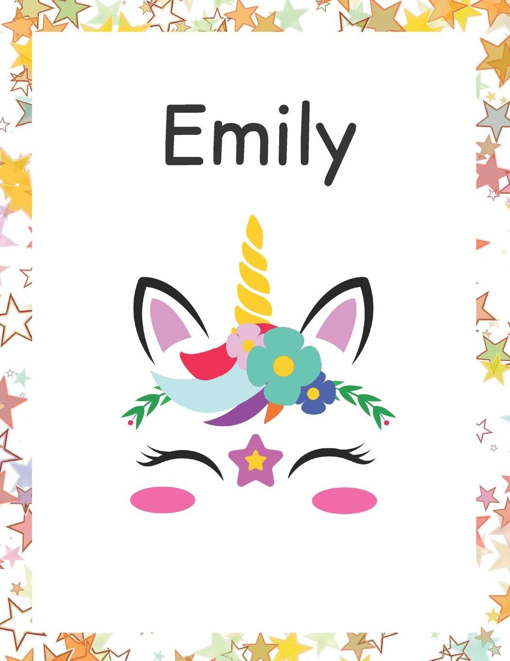 Emily: Customized Lined Notebook for Girls