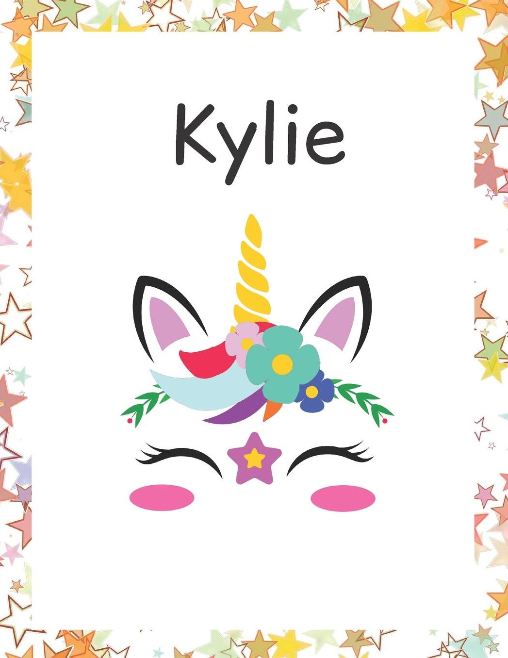 Kylie: Customized Lined Notebook for Girls