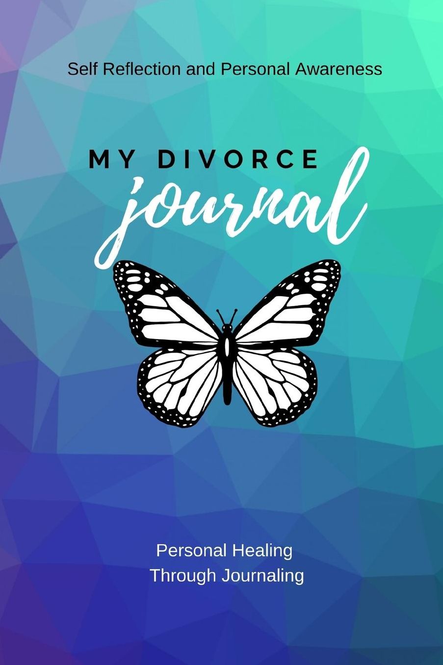 Divorce Journal Personal Awareness and Self Reflection: You are a Butterfly Healing Through Journal Writing Blank Dot Grid