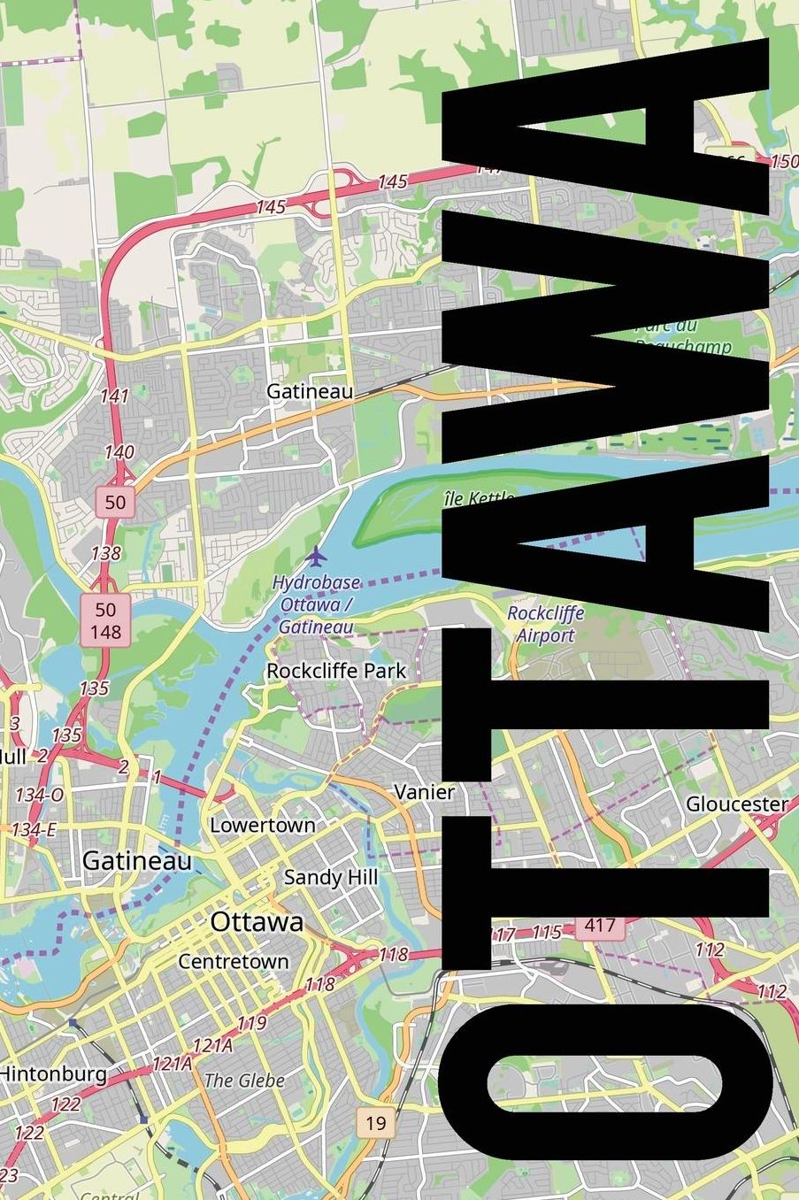 Ottawa: 6x9 blank lined journal