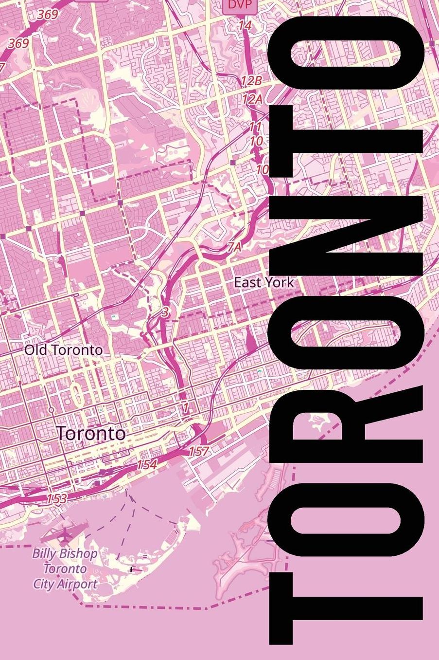 Toronto: 6x9 blank journal