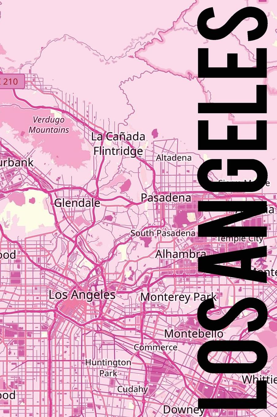 Los Angeles: 6x9 blank lined journal