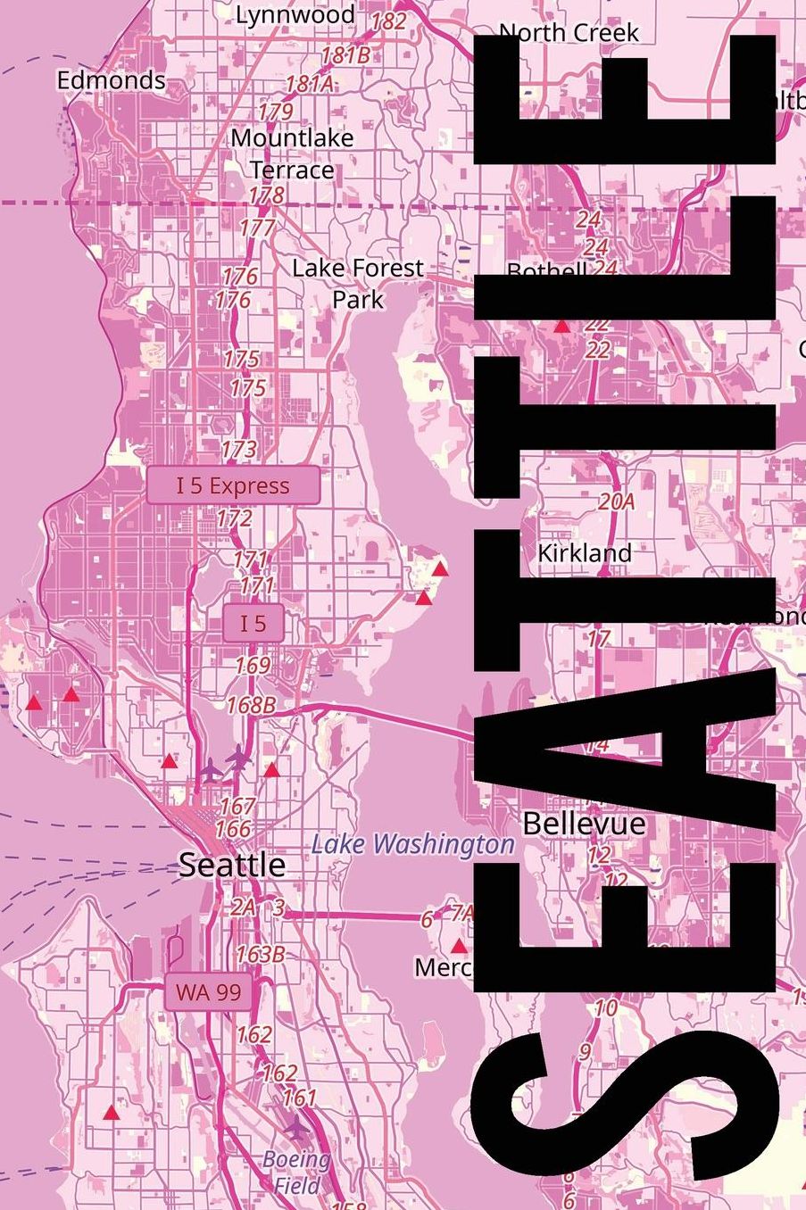 Seattle: 6x9 blank lined journal