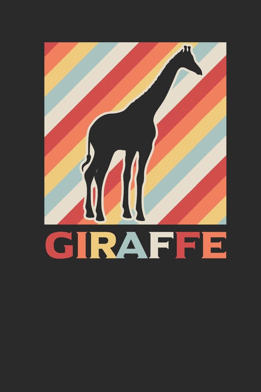 Giraffe: Graph Paper Journal (6 X 9 - 120 Pages/ 5 Squares per inch) - Animal Lover And Giraffe Fans
