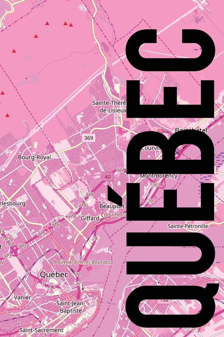 Quï¿½bec: 6x9 blank lined journal