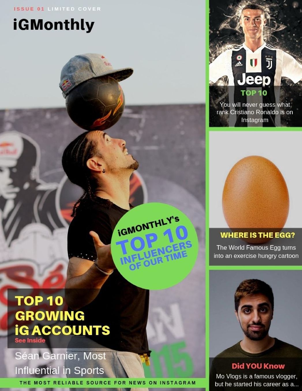 iGMonthly - The Most Reliable Source for News on INSTAGRAM: Issue 01