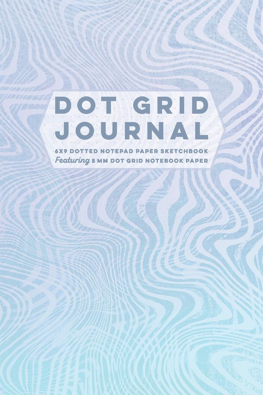 Dot Grid Journal 6x9 Dotted Notepad Paper Sketchbook Featuring 5 mm Dot Grid Notebook Paper: Blank Dot Matrix Composition Book, Planner Agenda & Organizer Diary for Women Girls Boys Watercolor Ombre, Lavender Purple, Mint & Teal Blue Marble Soft Cover