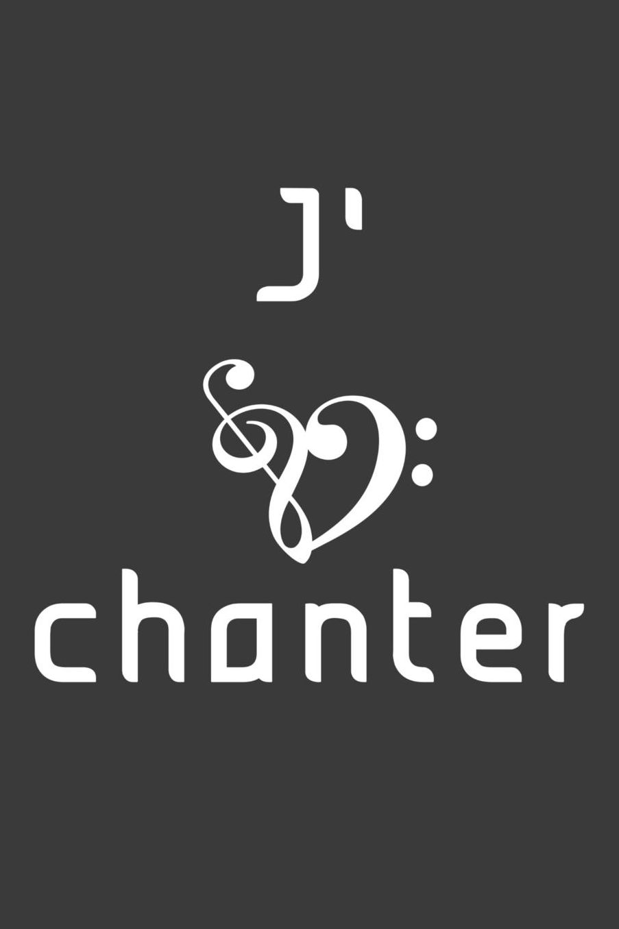 Chanter: J'aime Chanter Journal A5 Carnet de notes lignï¿½es pour les Chanteuses et les Chanteurs de Chorale