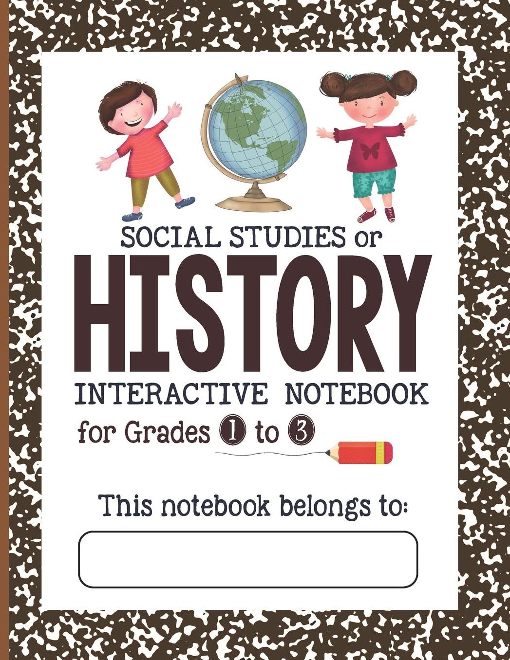 Social Studies or History Interactive Notebook - Grades 1 to 3: The Bigger Composition Notebook