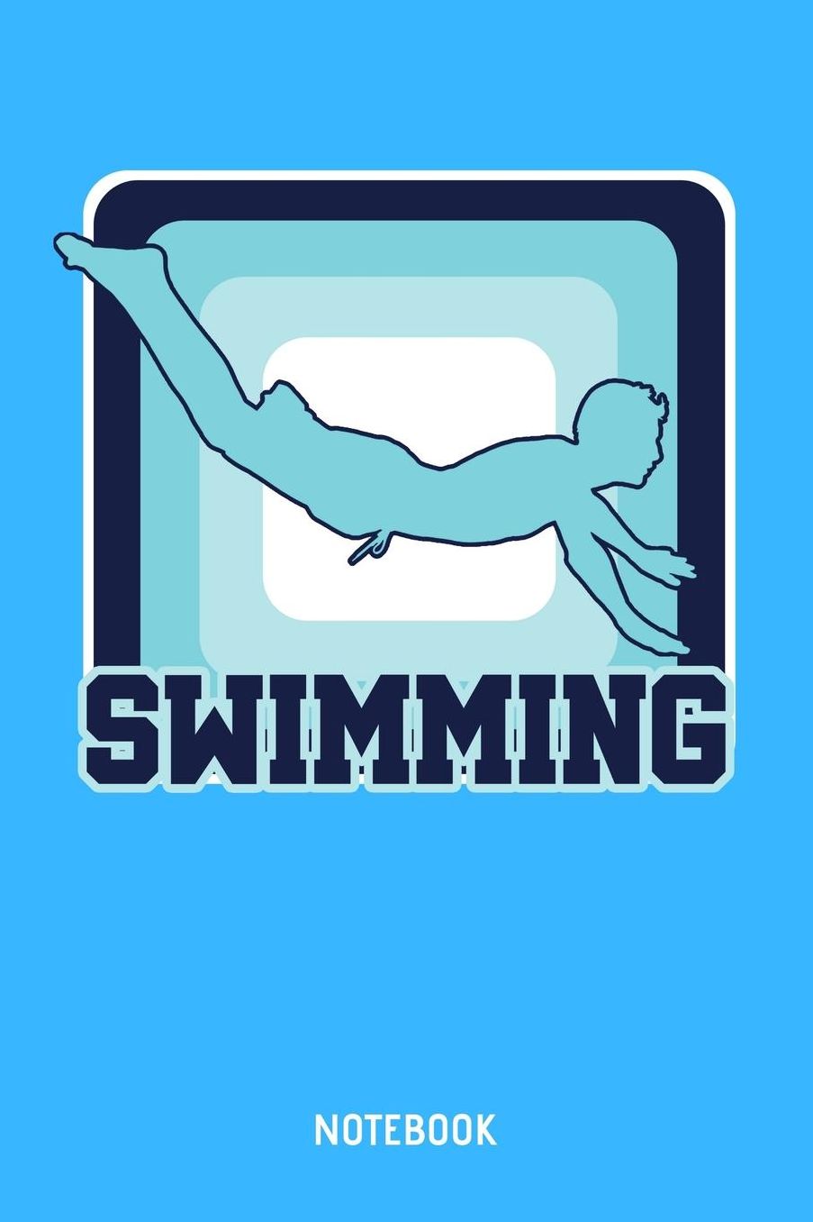 Swimming Notebook: A5 (Handtaschenformat) Kariert Sportler Notizheft oder Schwimmen Journal - Workout Tagebuch oder Training Notizbuch fï¿½r Mï¿½nner und Frauen