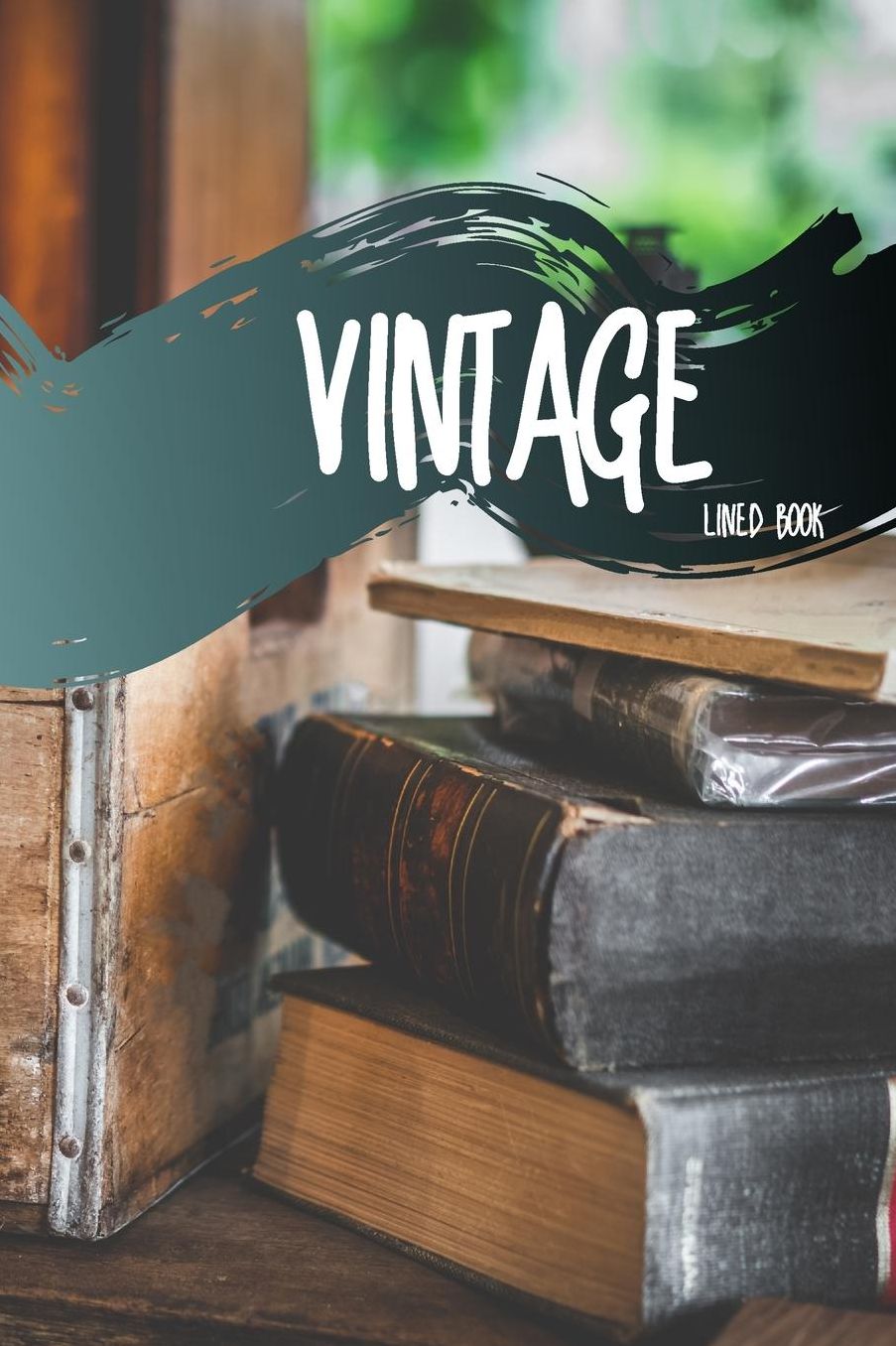 Vintage Lined Book: No.6 Classic Color Vintage & Retro Style 6x9 100 Pages Blank Lined Composition Notebook - Small Diary Gifts For Men / Women
