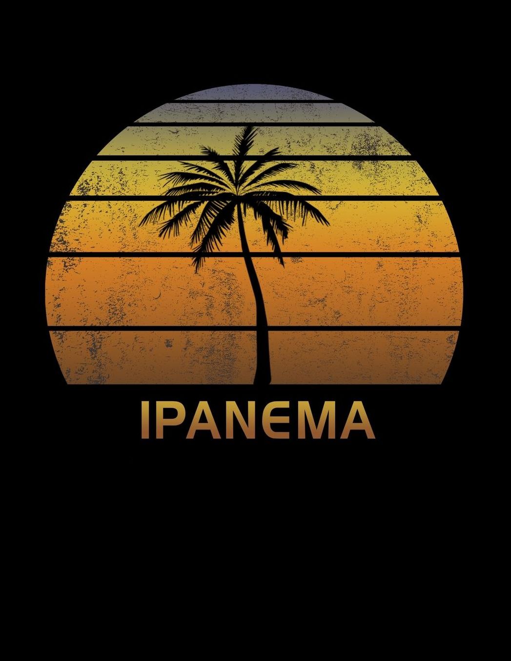 Ipanema: Beach Brazil Notebook Lined College Ruled Paper For Taking Notes. Stylish Journal Diary 8.5 x 11 Inch Soft Cover. For Home, Work Or School.