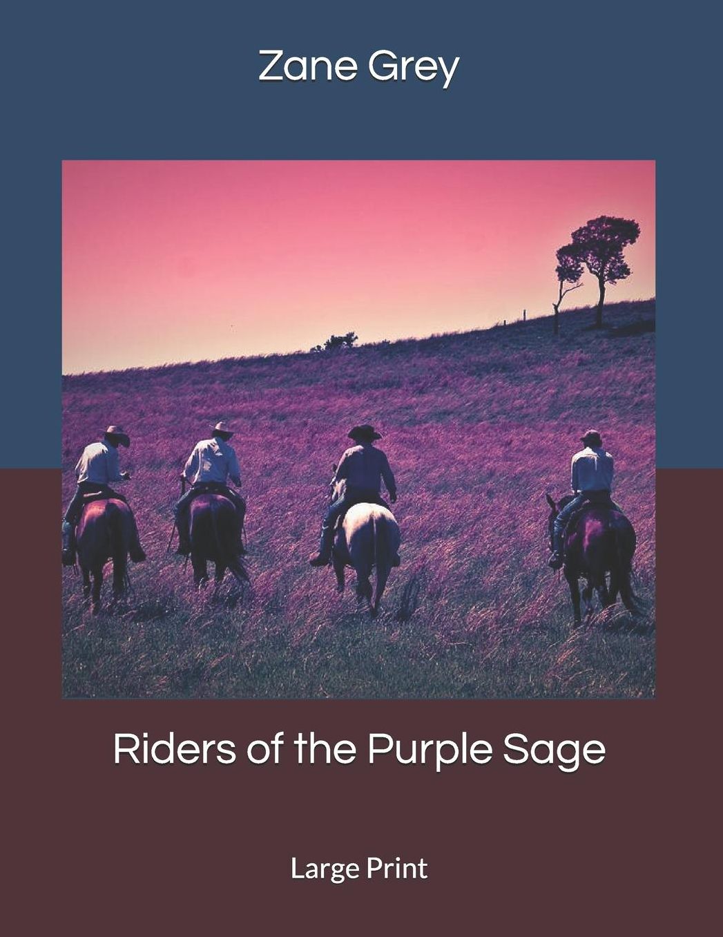 Riders of the Purple Sage: Large Print
