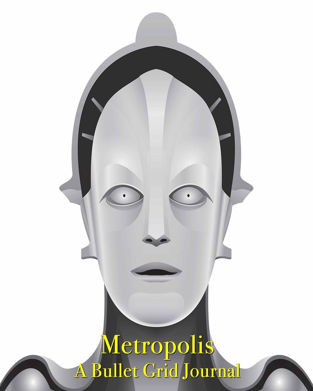 Metropolis - A Bullet Grid Journal: 8X10 Dotted Bullet Grid Journal with 120 Blank Pages (Notebook)